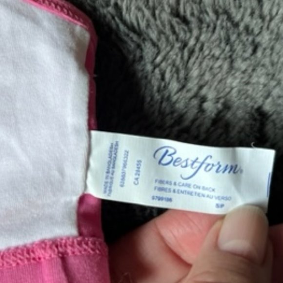 2/$25 Bestform Girls Pink Beginner Starter Bra Size S - Picture 7 of 11